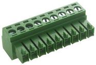 TERMINAL BLOCK PLUGGABLE, 9 POSITION, 26-16AWG