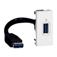 USB A data socket Legrand Mosaic 078746