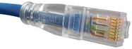 PATCH CORD, RJ45-RJ45 PLUG, 15FT, BLUE