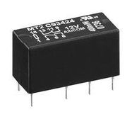 SIGNAL RELAY, DPDT, 12VDC, THT