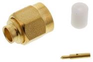 RF/COAXIAL, SMA PLUG, STRAIGHT, 50 OHM, SOLDER