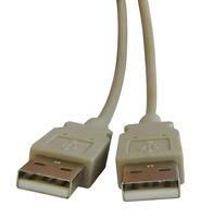 USB CABLE, 2.0 TYPE A PLUG-PLUG, 6FT