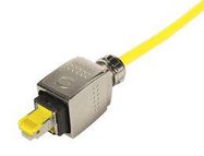 RJ45 CONN, PLUG, 8P8C, 1PORT, CABLE