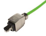 RJ45 CONN, PLUG, 8P8C, 1PORT, CABLE