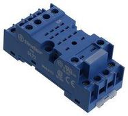 RELAY SOCKET, 250V, 10A, DIN RAIL