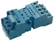 RELAY SOCKET, 250V, 10A, DIN RAIL