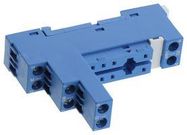 RELAY SOCKET, 250V, 10A, DIN RAIL