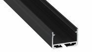 Profile LUMINES type Sileda black lacquered 3 m