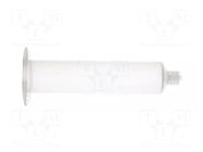 Syringe body; 30ml; natural; Luer Lock; for dispensers METCAL