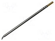 Tip; elongated,bent chisel; 1.8mm; 413°C; for soldering station METCAL