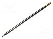 Tip; chisel,elongated; 1.8mm; 413°C; for soldering station METCAL