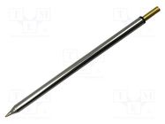 Tip; chisel; 1mm; 421°C; for soldering station METCAL