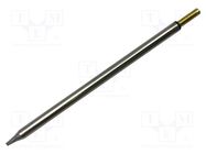 Tip; chisel; 2mm; 421°C; for soldering station METCAL