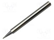 Tip; chisel,elongated; 1mm; 421°C; for soldering station METCAL