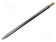 Tip; chisel; 3mm; 366°C; for soldering station METCAL