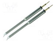 Tip; bent conical; 0.2mm; 413°C; for hot tweezers METCAL