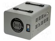 Device: automatic voltage stabiliser; 3000VA; Uout: 230VAC; IP20 QOLTEC