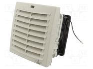 Fan: AC; axial; 115VAC; 152x104x124mm; 117m3/h; 52dBA; ball; IP54 STEGO