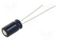 Capacitor: electrolytic; low ESR; THT; 82uF; 25VDC; Ø6.3x11.2mm PANASONIC