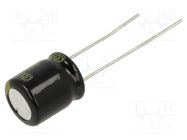 Capacitor: electrolytic; low ESR; THT; 220uF; 35VDC; Ø10x12.5mm PANASONIC