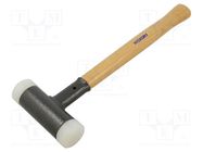 Hammer; 335mm; W: 110mm; 560g; 35mm; round; wood (hickory) HALDER