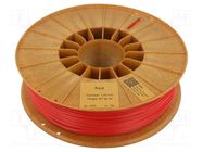 Filament: ASA; 1.75mm; red; 220÷250°C; 700g; Table temp: 90÷110°C ROSA 3D