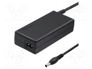 Power supply: switching; 12VDC; 3A; Out: 5,5/2,1; 36W; 220÷240VAC QOLTEC