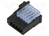 connector RITS CONN.PLUG ASSY 4P BLUE TE Connectivity