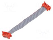 Ribbon cable with connectors; Tape ph: 1.27mm; PIN: 6; Len: 0.075m TE Connectivity