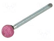 Grindingstone; metal,steel; ceramics; plunger; 3mm; sphere ABRA BETA
