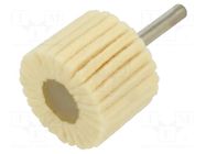 Grinding pin; felt; flap,with lever; for polishing metals ABRA BETA
