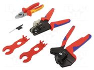 Kit: for assembly work; case; photovoltaics; 7pcs. KNIPEX