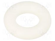 O-ring gasket; silicone; Thk: 2mm; Øint: 4mm; white; -60÷160°C ORING USZCZELNIENIA TECHNICZNE