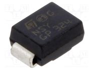 Diode: TVS; 600W; 75V; 5.8A; bidirectional; SMB; reel,tape STMicroelectronics