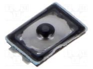 Microswitch TACT; SPST; Pos: 2; 0.05A/12VDC; SMD; none; 2.35N; round E-SWITCH