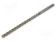 Drill bit; for concrete; Ø: 10mm; L: 215mm; SDS-Plus®; QUATTRIC II FISCHER