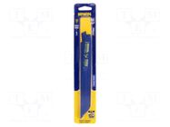 Hacksaw blade-set; wood,metal,reciprocating saw; 200mm; 5pcs. IRWIN