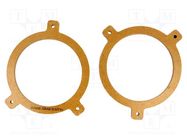 Spacer ring; MDF; 130m; Saab; impregnated,varnished; 2pcs. 4CARMEDIA