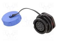 Socket; SY21; female; PIN: 15; IP67; soldering; -40÷85°C WEIPU