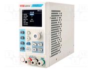 Power supply: laboratory; single-channel,programmable; 0÷60VDC UNI-T