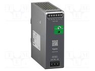 Power supply: switching; for DIN rail; 120W; 12VDC; 10A; 85÷264VAC SCHNEIDER ELECTRIC