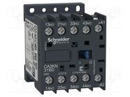 Contactor: 4-pole; NC + NO x3; 220VDC; 10A; TeSys D; W: 45mm; H: 58mm SCHNEIDER ELECTRIC