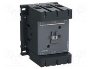 Contactor: 3-pole; NO x3; 220VAC; 160A; EasyPact TVS; W: 120mm SCHNEIDER ELECTRIC