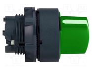 Switch: rotary; 22mm; Stabl.pos: 3; green; none; IP66; prominent SCHNEIDER ELECTRIC