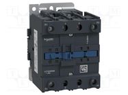 Contactor: 4-pole; NC x2 + NO x2; 24VAC; 40A; TeSys D; W: 85mm SCHNEIDER ELECTRIC