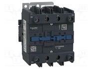 Contactor: 3-pole; NC x2 + NO x2; 230VAC; 80A; TeSys D; W: 96mm SCHNEIDER ELECTRIC