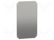 Mounting plate; galvanised steel; 1.8mm 