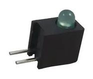 LED, 3MM, 50DEG, GREEN