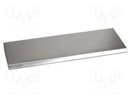 Canopy; stainless steel; W: 150mm; L: 300mm 