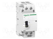 Contactor: 2-pole installation; 40A; 220÷240VAC; NO x2; IP20; 500V SCHNEIDER ELECTRIC